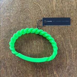 Marc by Marc Jacobs Vibrant Green Twisted Bracelet